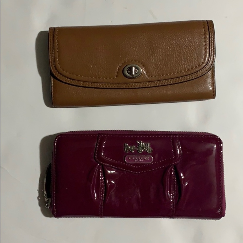Two coach wallets bundle